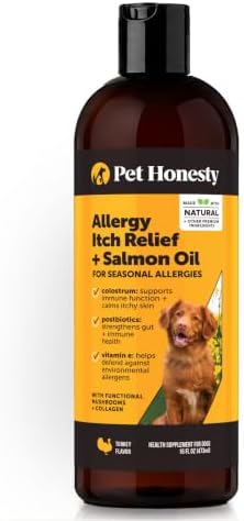 Pet Honesty Anti-Itch Salmon Oil, Itchy Skin Relief, 16 oz