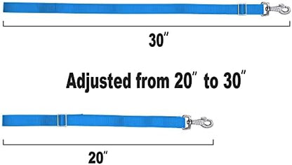 Rosemarie Horse Bucket Strap Hangers,Horse Suppliers Adjustable Nylon Straps up to 700 lbs for Hay Nets, Water Buckets,Hanging-Pratical and Easy Use(4 Pack) (Blue)