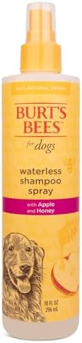 Burts Bees for Pets Waterless Shampoo Spray, with Apple & Honey, 10 Fl Oz