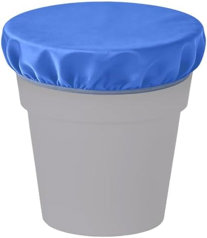2-5 Gallon Horse Bucket Cover, Waterproof Horse Feed Bucket Cover, Lightweight and Easy to Use (Excluding Bucket, Blue)