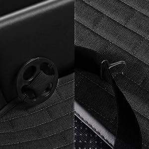 VarCozy Linen Car Seat Covers, Breathable Front Pair Seat Covers for Cars with Non-Slip Protector for All Seasons, Universal Front Seat Covers for Cars, SUVs, Trucks