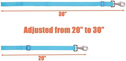 Adjustable Nylon Bucket Strap （3 Pack）- for Hay Nets, Water Buckets, Hanging Strap,Horse Outdoor Feeders,Heavy Duty Horse Water Feed, 30" (Hurricane Blue)