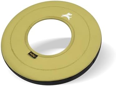 OllyDog Super Flyer Dog Flying Disc – Floating Fetch Toy for Water Play, Soft Eco-Friendly Recycled Fabric, Gentle on Teeth, 11" for Medium & Large Dogs (Alchemy, 11")