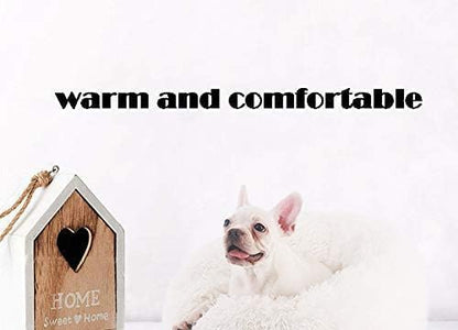 Dog Bed for Small Dogs & Cats, 24 Inch Medium Fluffy Washable Donut Bed