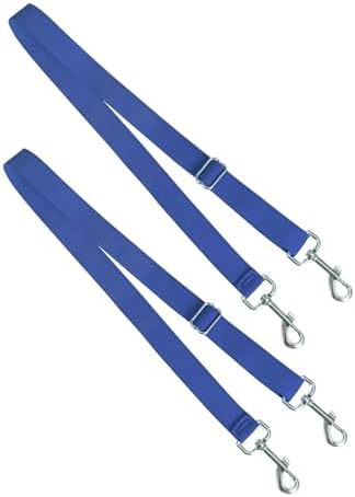 Harrison Howard Fully Elastic Horse Blanket Leg Straps Replacement, Adjustable Stretch Leg Straps for Horse Rugs, Secure Fit for Turnout, Stable & Transport (1 Pair) Royal Blue Large