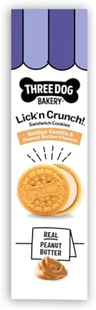 Three Dog Bakery Lick'n Crunch! Dog Treats - 13 oz