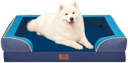 Comfort Expression Orthopedic Dog Beds for Large Sized Dog with Bolster