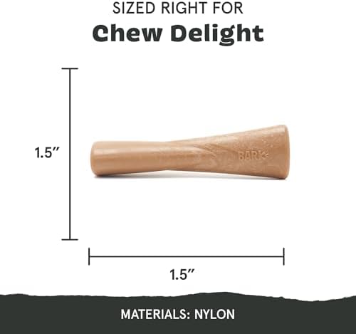 BarkBox Mighty Bone Bacon Super Chewer - Toy for Small Dogs