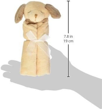 Angel Dear - Light Brown Puppy, Blankie 10.2 x 10.2 x 0.2 Inch