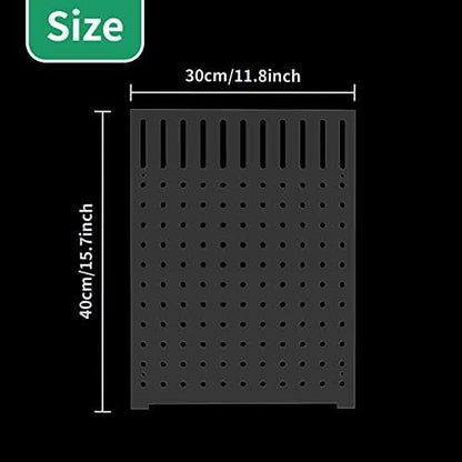 Aquarium Fish Tank Divider Acrylic Isolation Grid Board with Suction Cups Included Clear Fish Separator Transparent Plate Baffle Cover Blocking Fish Partition Net 30x40cm/11.81x15.74in