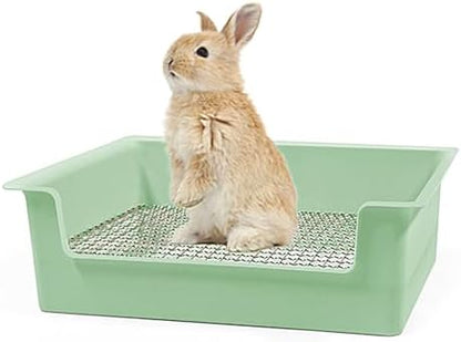 Litter Box Rabbit, Bunny Potty Pan, 1cm Steel Grate with Tray