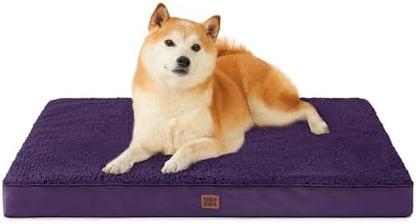 EHEYCIGA Orthopedic Dog Bed Large with Removable Washable Cover, 36x27