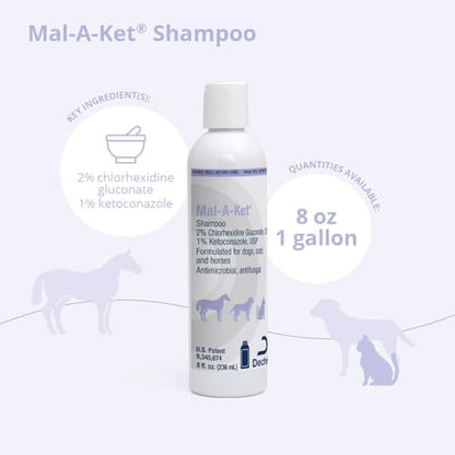 Mal-A-Ket Shampoo for Dogs and Cats, 8 oz