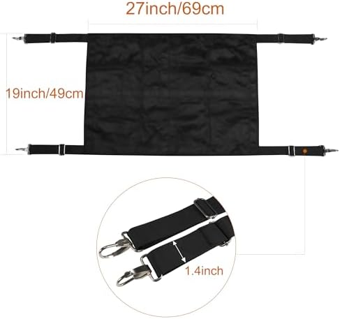 Stall Guard for Horses,Horse Stall Guard, Adjustable Straps & Hardware