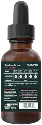 VetriScience DMG Immunity Health Easy-Dose Liquid for Dogs and Cats, 30 ml
