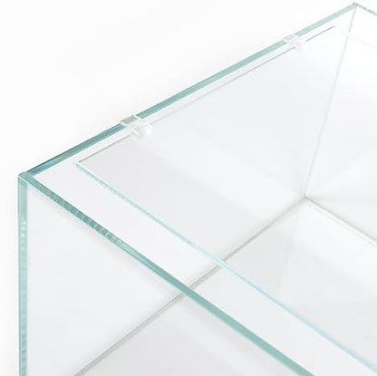 LANDEN Glass Aquarium Lid with Clips for 60x40cm 23 Gallon Rimless Tank