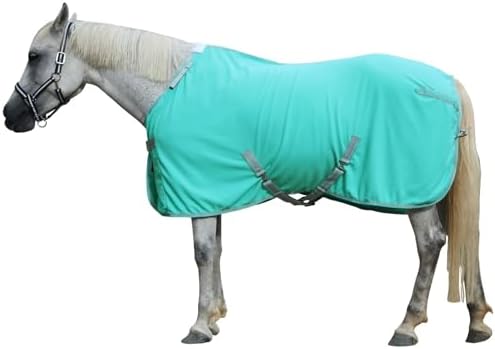 LEAFOREST Horse Fleece Blanket Exercise Cooler Liner Soft Moisture Wicking