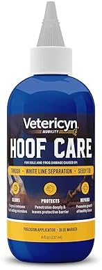 Vetericyn Mobility Equine Hoof Care for Sole and Frog Damage Caused by Thrush, White Line Separation, and Seedy Toe. 8 Ounces
