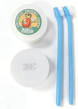 2Pcs Turtle Shell Balm, Reptile Shell Care Conditioner Moisturizer for Tortoise Lizard Reptiles, Essential Turtle Accessories, Skin Relief & Dryness Prevention for Tortoise, Lizard & All Reptiles