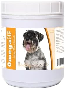 Healthy Breeds Standard Schnauzer Omega HP Fatty Acid Skin and Coat Support Soft Chews 90 Count