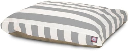Majestic Pet Shredded Memory Foam Dog Bed Medium with Removable Washable Cover – Rectangle Orthopedic Dog Bed–Durable Dog Crate Bed-Flat Dog Bed for Senior Dogs - (35x29) M - Links - Yellow