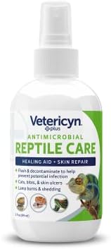 Vetericyn Plus Reptile Wound Care Spray | Reptile Skin Repair, Help Care for Reptile Wounds, Including Scale Rot, Lamp Burns, and Shedding. 3 Ounces