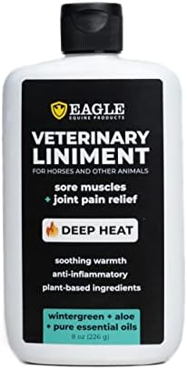 Veterinary Liniment Gel for Horses | Sore Muscle Rub | Soothing Warmth, Made with Plant-Based Ingredients | New & Improved Formula