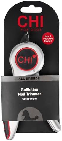 CHI for Dogs Guillotine Nail Trimmer with Soft Grip Handle, One Size