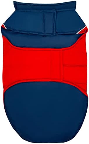 NFL New England Patriots Puffer Vest for Dogs & Cats, Size Large. Warm, Cozy, and Waterproof Dog Coat, for Small and Large Dogs/Cats. Best NFL Licensed PET Warming Sports Jacket