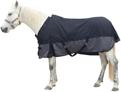 1200D Horse Blanket, 0g No-Fill Waterproof Turnout Rain Sheet