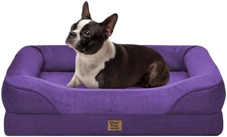 Chez Paw Orthopedic Waterproof Dog Bed for Medium and Large Dogs