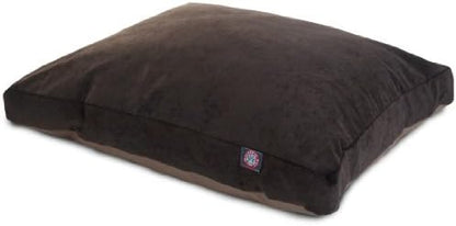 Majestic Pet Rectangular Dog Bed, X-Large, 50x42x5 in, Washable, Storm