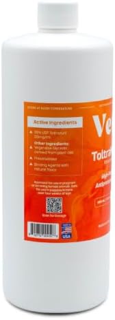 Toltrazuril 5.0% for Horses, Dogs, Cats, 960mL/32.4Ounce, for Non-Food Chain Animals, Alfalfa