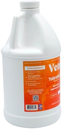 Toltrazuril 10.0% for Horses, Dogs, Cats, 1/2 Gallon, for Non-Food Chain Animals, Chicken