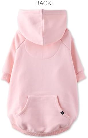 Pet Passion Rocky II Dog Hoodie, Pink, Large