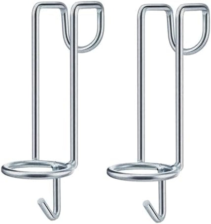 2 Pack Horse Water Bucket Hooks, Heavy Duty Metal Horse Bucket Hooks, Portable Rust Resistant Horse Stall Bucket Holder Over Fence No Drill Stable Hanging Design