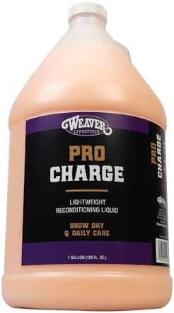 Weaver Livestock ProCharge Reconditioning Liquid, Hide Hair, Wool Shampoo to Revive, Nourish and Restore, Daily Use, Cattle Show Supplies
