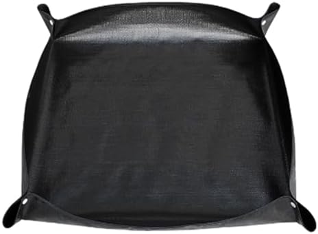 Oncpcare Large Waterproof Rabbit Playpen Mat 59×59 in (Black) – Reusable Floor Tarp and Cage Liner for Guinea Pig, Bunny, and Small Animal Habitat, Provides Spacious and Comfortable Play Area