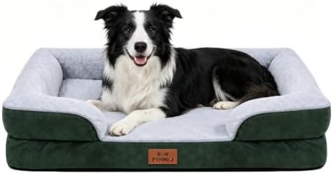 Orthopedic Dog Beds Large Sized Dog, Memory Foam Dog Bed Couch, 36"L