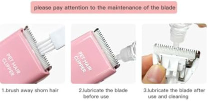 6 Pack Ceramic Blades Replacement for Dog Grooming Clippers