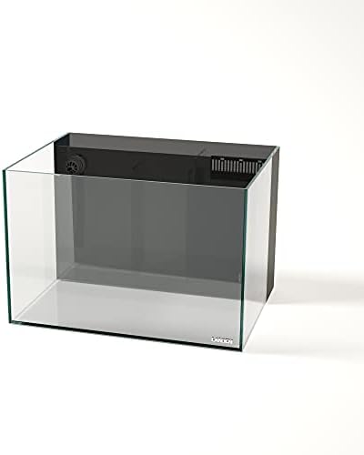 LANDEN EzFlux 60 Rimless 26 Gallon Rear Filtration Tank, Pump Included