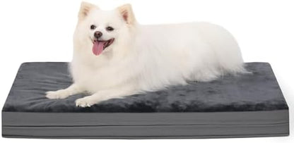 Waterproof Dog Bed Medium Size Dog, Washable Orthopedic Foam Crate Pad 30"