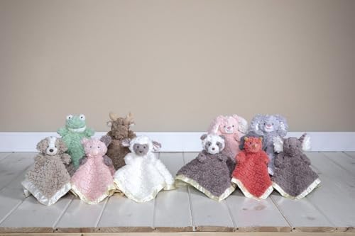 Mary Meyer Putty Nursery Lovey Stuffed Animal Security Blanket Soft Snuggle Toy, 13 x 13-Inches, Mint Green Frog