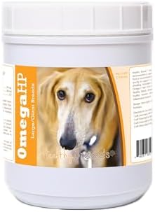 Healthy Breeds Sloughi Omega HP Fatty Acid Skin and Coat Support Soft Chews 90 Count
