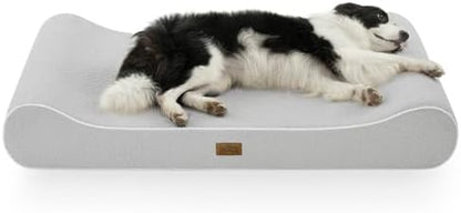 COZY KISS Orthopedic Dog Bed, for Extra Large Dogs up to 140 lbs, 51x36x8in