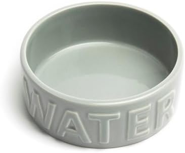 Park Life Designs Pet Bowl | Classic Water (Large, Grey)
