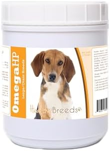 Healthy Breeds Harrier Omega HP Fatty Acid Skin and Coat Support Soft Chews 90 Count