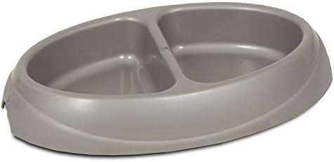 Petmate 23174 Double Diner Pet Dish, Small 1 Count (Pack of 12)