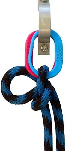 Injuries Preventing Horse Tether Tie - Portable, Versatile & Reusable Breakaway Horse Tie, Quick Release Under Heavy Pressure w/ 5 Loop Settings, Multi-Purpose Horse Clip (2 pcs Pink)