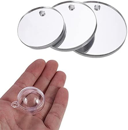 Thereisno Betta Training Mirror Fish for Tank Fish Antidepressant Work Out 5/6/7cm Special for Betta Fitness Mirror Training Mirror